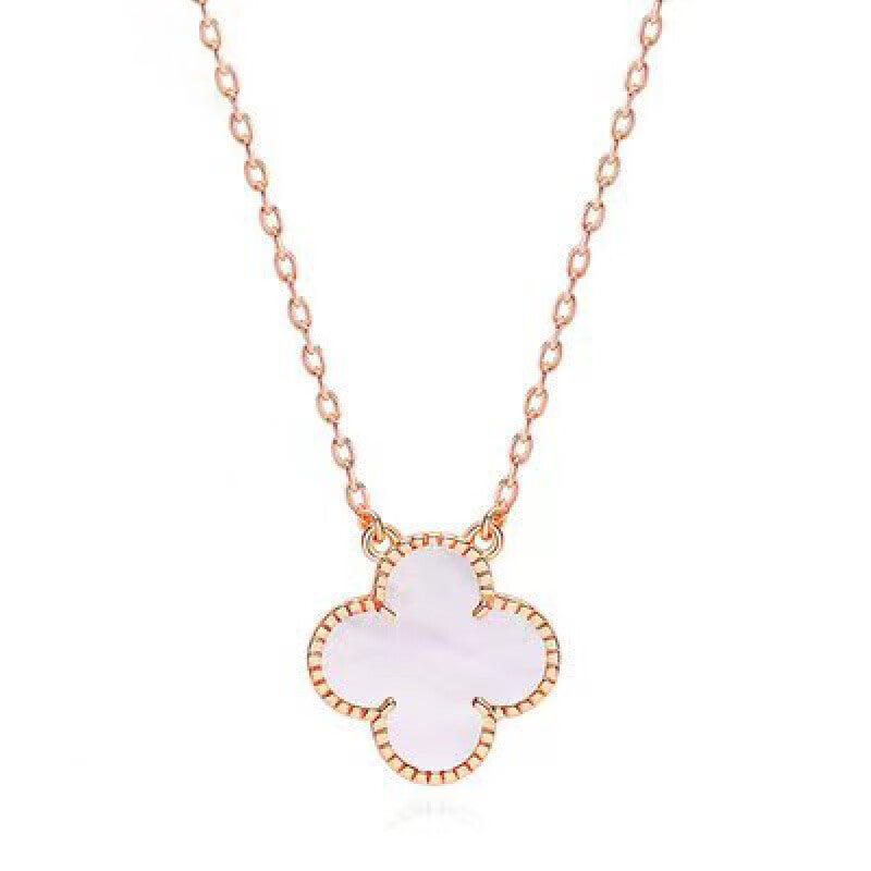 18K Vintage Alhambra Pink Necklace