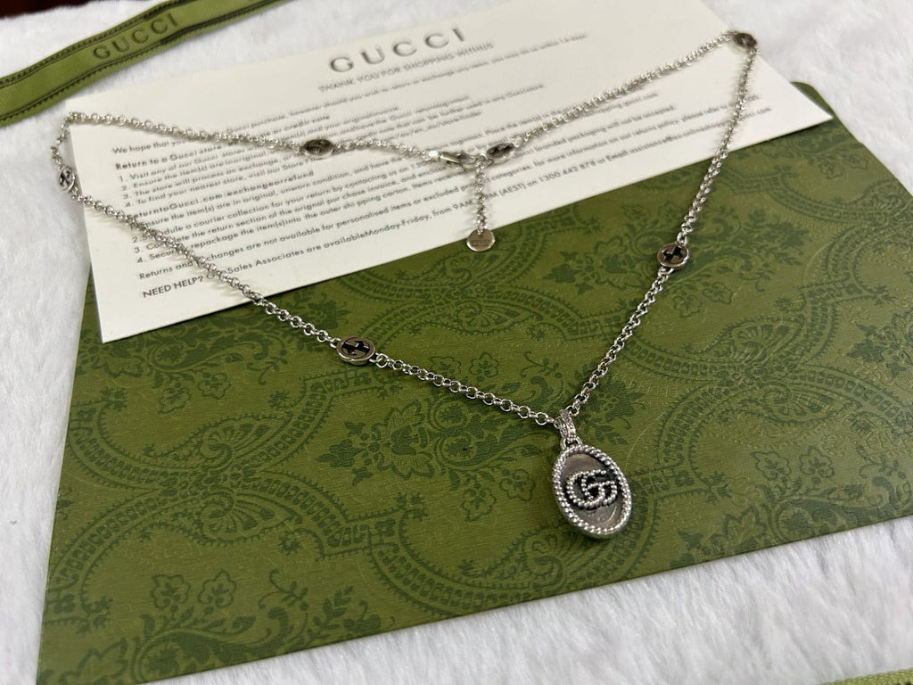 Double G Pendant Necklace