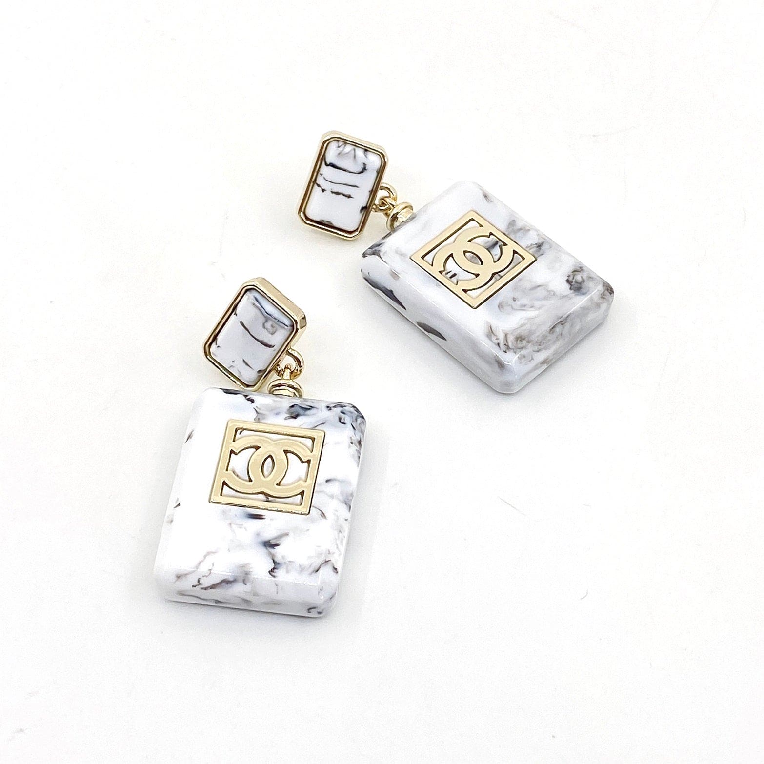 18K CC Eternal No¡ã5 Earrings