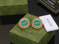 18K Double G Resin Earrings