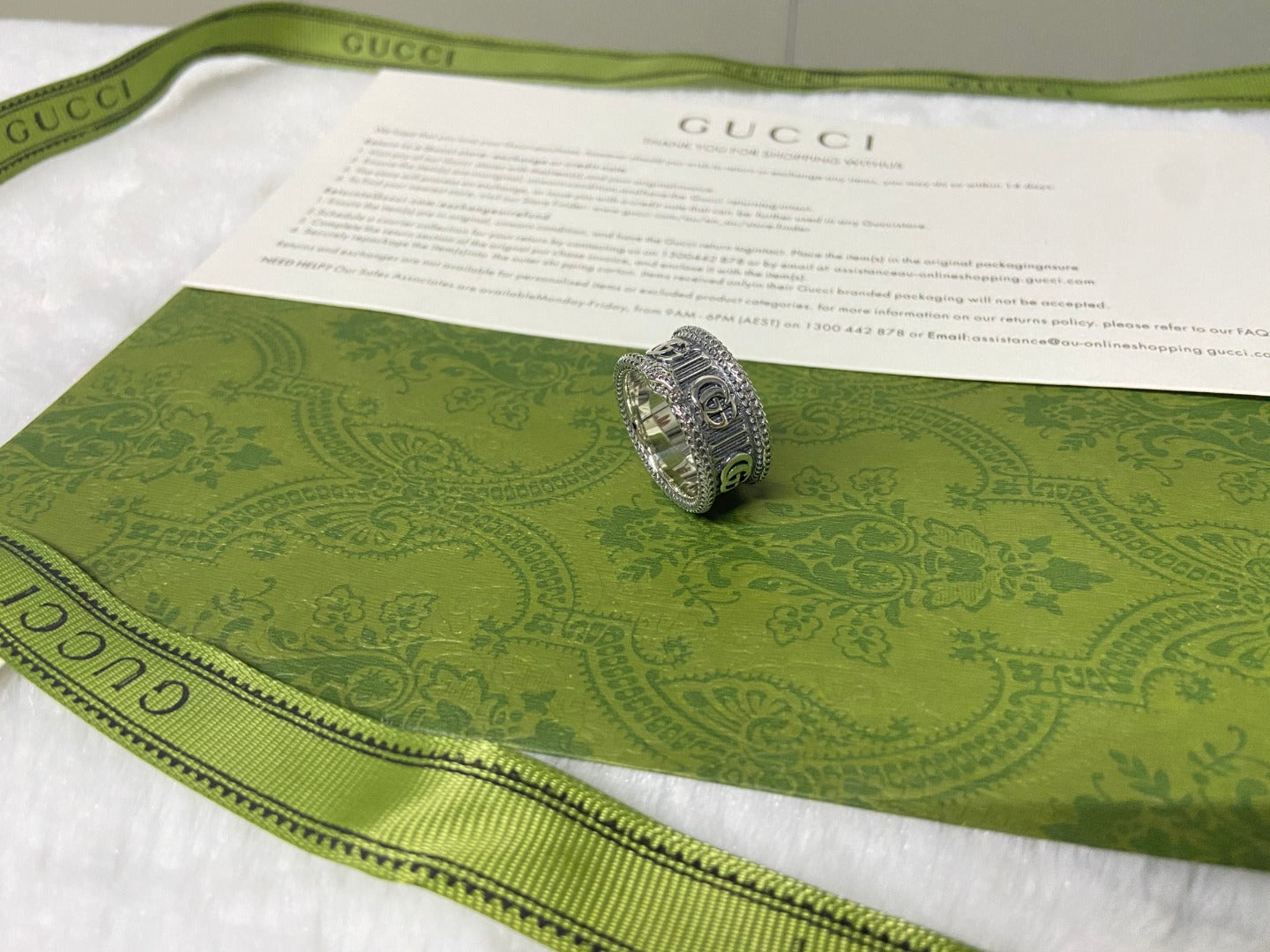 Double G Snake Ring