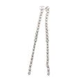 18K CC Long Crystals Earrings