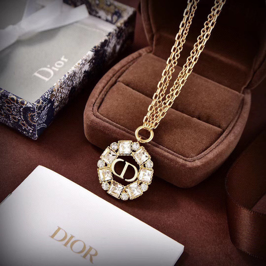 18K Petit CD Pearls Necklace
