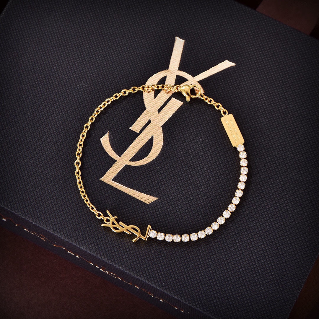 18K Saint Diamond Chain Bracelet