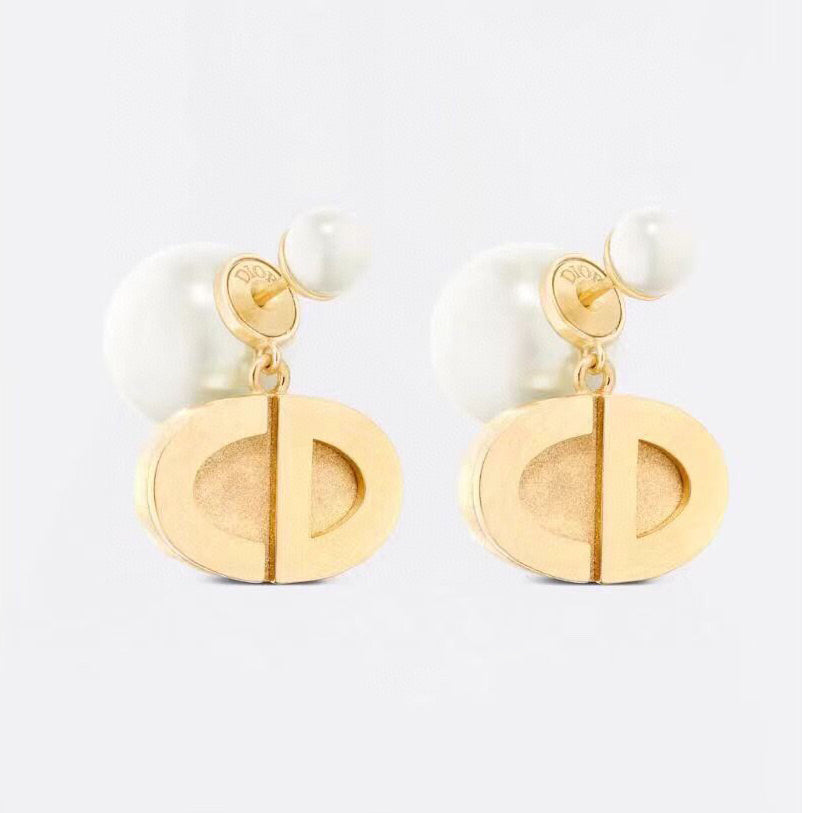18K CD Tribales Pearls Earrings