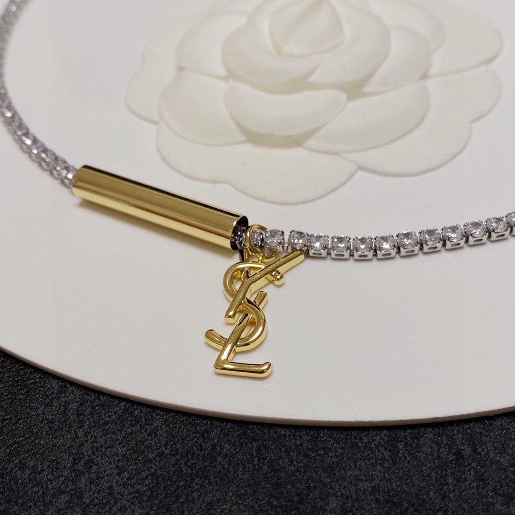 18K Saint Chain Diamond Necklace