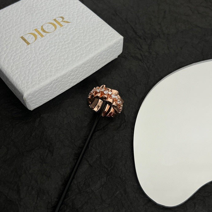 18K CD Archi Bar en Corolle Bague Ring