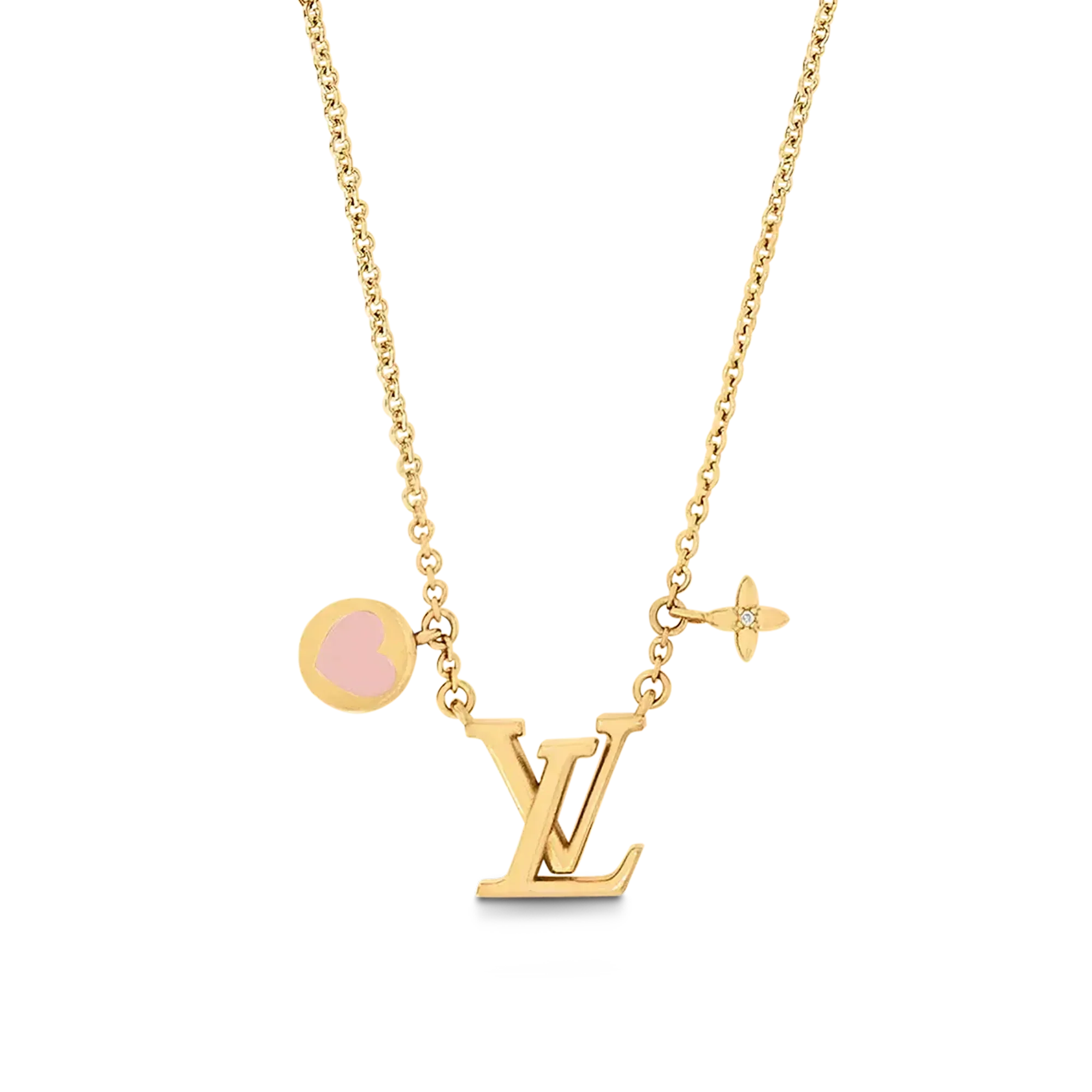 18K Louis Iconic Heart Necklace